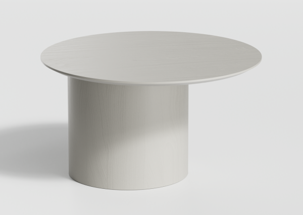 Столик Type D 70 см со смещенным основанием D 39 см (серо-бежевый) — изображение 2