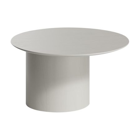 Столик Type D 70 см со смещенным основанием D 39 см (серо-бежевый)