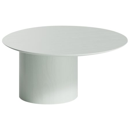 Столик Type D 80 см со смещенным основанием D 39 см (белый)