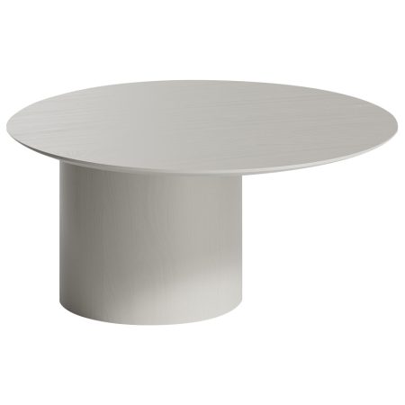 Столик Type D 80 см со смещенным основанием D 39 см (серо-бежевый)