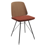 Стул E9.6 (дуб / сиена FiberGuard)