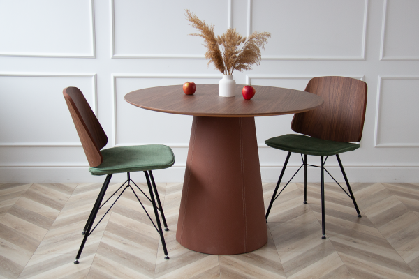 Стул E9.6 (орех / зелено-голубой FiberGuard) — изображение 4