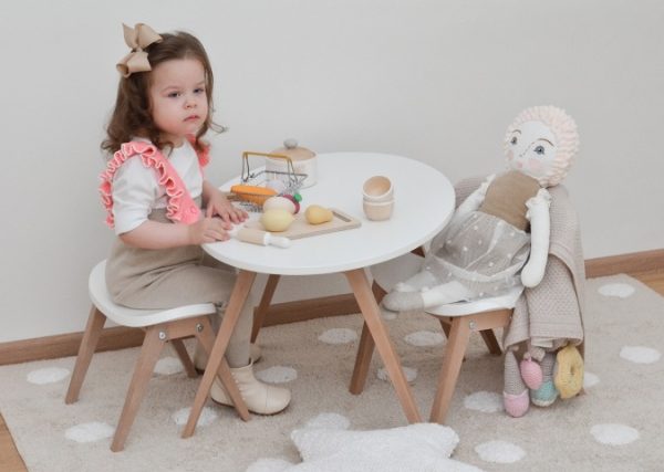 Табурет Classic (белый) — изображение 4