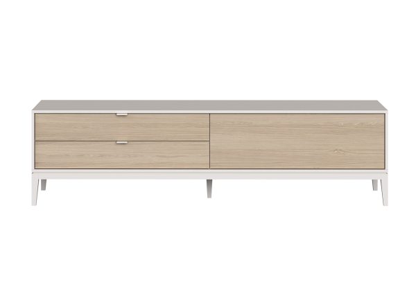 Тумба Fjord 1 дверь 2 ящика (белый) — изображение 2