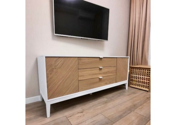 Тумба Fjord 2 двери 3 ящика (белый) — изображение 3