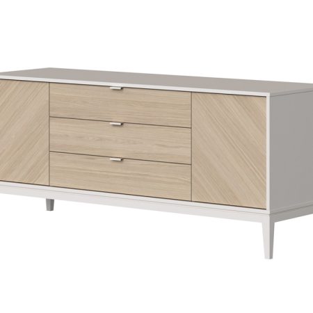 Тумба Fjord 2 двери 3 ящика (белый)