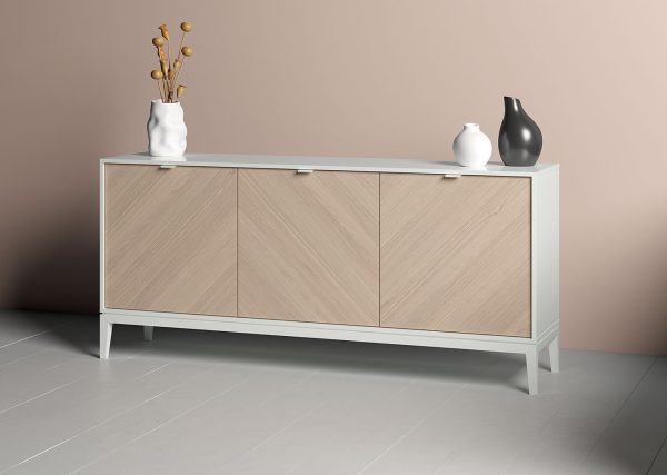 Тумба Fjord 3 двери глубина 42 см (белый) — изображение 3