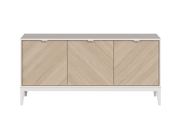 Тумба Fjord 3 двери глубина 55 см (белый) — изображение 2