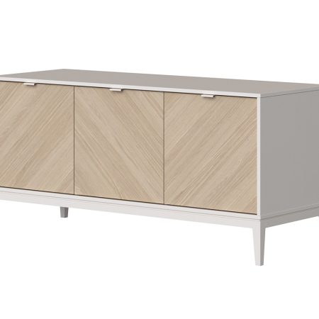 Тумба Fjord 3 двери глубина 55 см (белый)