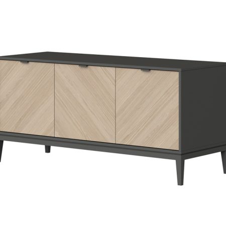 Тумба Fjord 3 двери глубина 55 см (темно-серый)