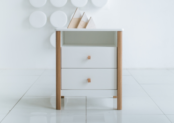 Тумба прикроватная Classic (белый) — изображение 2