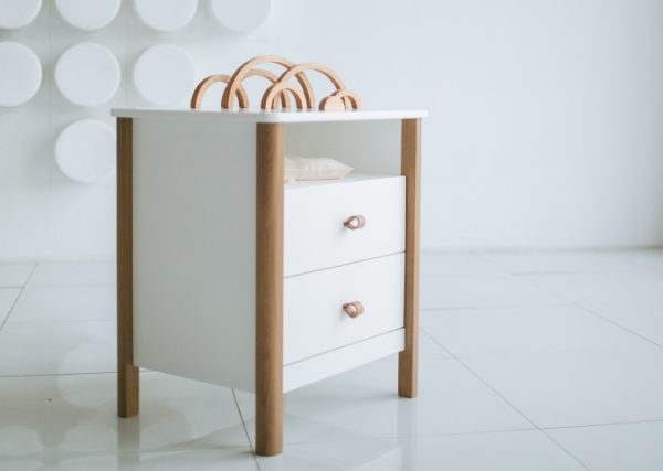 Тумба прикроватная Classic (белый) — изображение 3