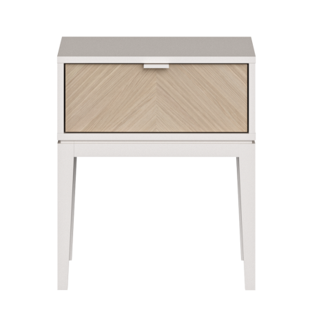 Тумба прикроватная Fjord 1 ящик (белый)