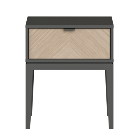 Тумба прикроватная Fjord 1 ящик (темно-серый)