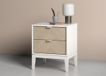 Тумба прикроватная Fjord 2 ящика (белый) — изображение 4