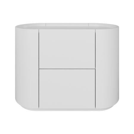 Тумба прикроватная Lagom 2 ящика ширина 60 см (белый)