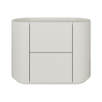 Тумба прикроватная Lagom 2 ящика ширина 60 см (молочный)