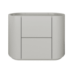 Тумба прикроватная Lagom 2 ящика ширина 60 см (серо-бежевый)