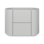 Тумба прикроватная Lagom 2 ящика ширина 60 см (светло-серый)