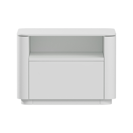 Тумба прикроватная Tammi 1 полка 1 ящик ширина 50 см (белый)