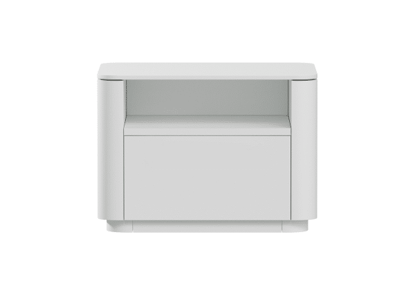 Тумба прикроватная Tammi 1 полка 1 ящик ширина 50 см (белый)