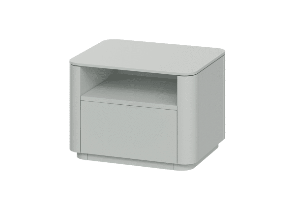 Тумба прикроватная Tammi 1 полка 1 ящик ширина 50 см (cветло-серый) — изображение 2