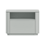 Тумба прикроватная Tammi 1 полка 1 ящик ширина 50 см (cветло-серый)