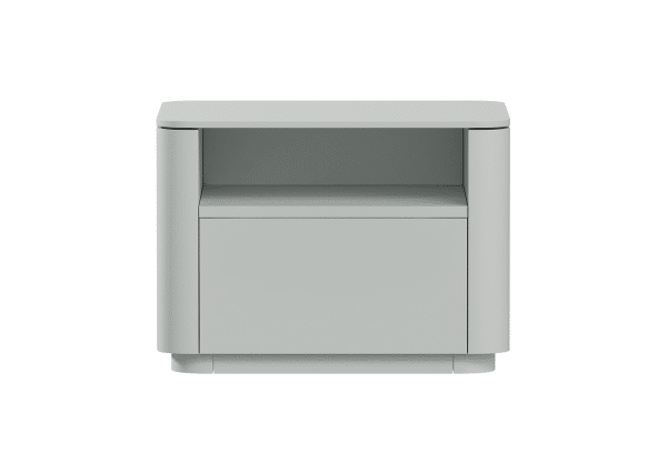 Тумба прикроватная Tammi 1 полка 1 ящик ширина 50 см (cветло-серый)