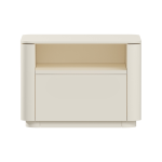 Тумба прикроватная Tammi 1 полка 1 ящик ширина 50 см (молочный)
