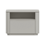 Тумба прикроватная Tammi 1 полка 1 ящик ширина 50 см (серо-бежевый)