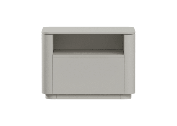 Тумба прикроватная Tammi 1 полка 1 ящик ширина 50 см (серо-бежевый)