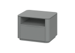 Тумба прикроватная Tammi 1 полка 1 ящик ширина 50 см (серый) — изображение 2