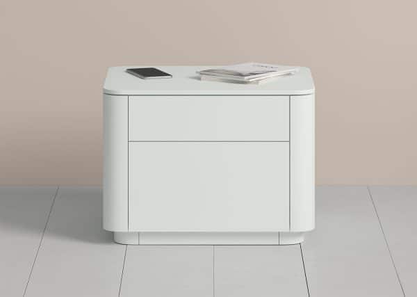 Тумба прикроватная Tammi 2 ящика ширина 50 см (белый) — изображение 3