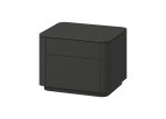 Тумба прикроватная Tammi 2 ящика ширина 50 см (черный) — изображение 2