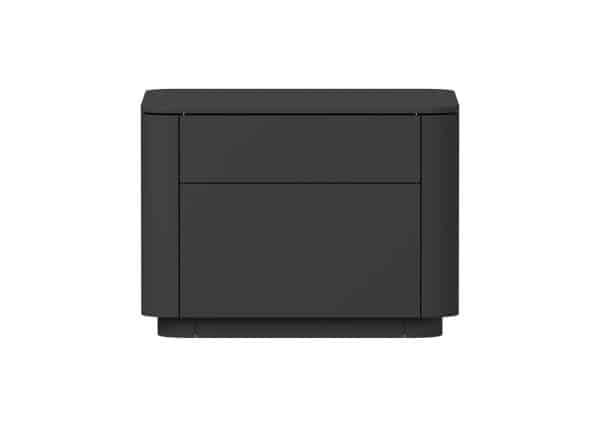 Тумба прикроватная Tammi 2 ящика ширина 50 см (черный)
