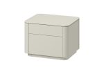 Тумба прикроватная Tammi 2 ящика ширина 50 см (молочный) — изображение 2