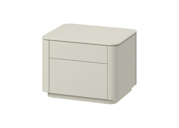 Тумба прикроватная Tammi 2 ящика ширина 50 см (молочный) — изображение 2