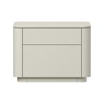 Тумба прикроватная Tammi 2 ящика ширина 50 см (молочный)