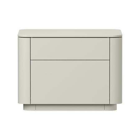 Тумба прикроватная Tammi 2 ящика ширина 50 см (молочный)