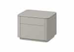 Тумба прикроватная Tammi 2 ящика ширина 50 см (серо-бежевый) — изображение 2