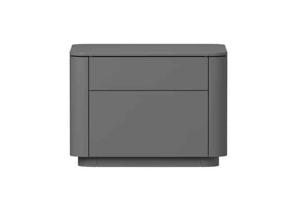 Тумба прикроватная Tammi 2 ящика ширина 50 см (серый)