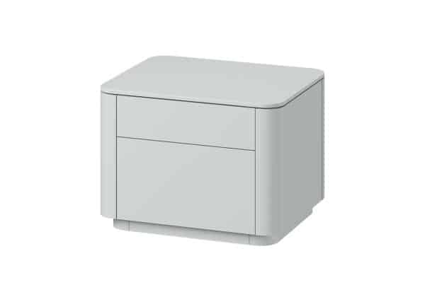 Тумба прикроватная Tammi 2 ящика ширина 50 см (светло-серый) — изображение 2