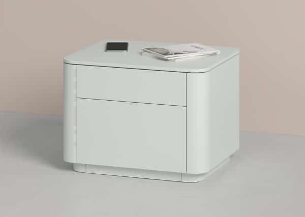 Тумба прикроватная Tammi 2 ящика ширина 50 см (светло-серый) — изображение 4