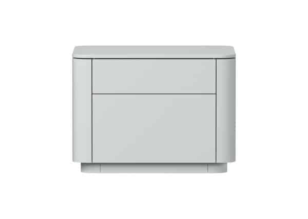 Тумба прикроватная Tammi 2 ящика ширина 50 см (светло-серый)