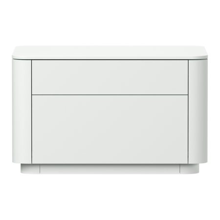 Тумба прикроватная Tammi 2 ящика ширина 60 см (белый)