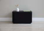 Тумба прикроватная Tammi 2 ящика ширина 60 см (черный) — изображение 3