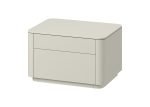 Тумба прикроватная Tammi 2 ящика ширина 60 см (молочный) — изображение 2