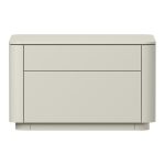 Тумба прикроватная Tammi 2 ящика ширина 60 см (молочный)