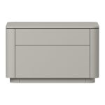 Тумба прикроватная Tammi 2 ящика ширина 60 см (серо-бежевый)