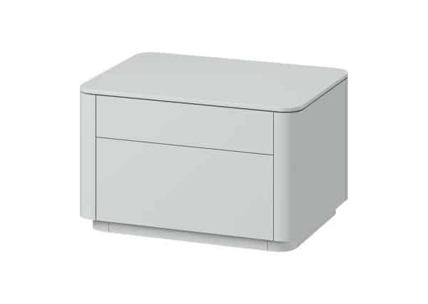 Тумба прикроватная Tammi 2 ящика ширина 60 см (светло-серый) — изображение 2